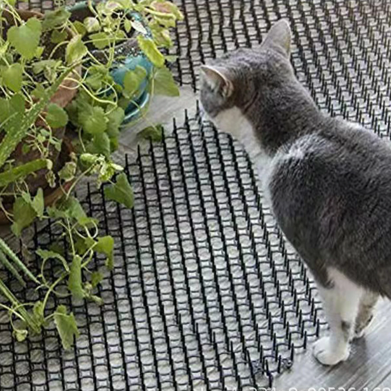 Cat Repellent Spike Mat, Anti Climbing Fence for Wall, Harmless Pet Control for Cat Dog Squirrel
