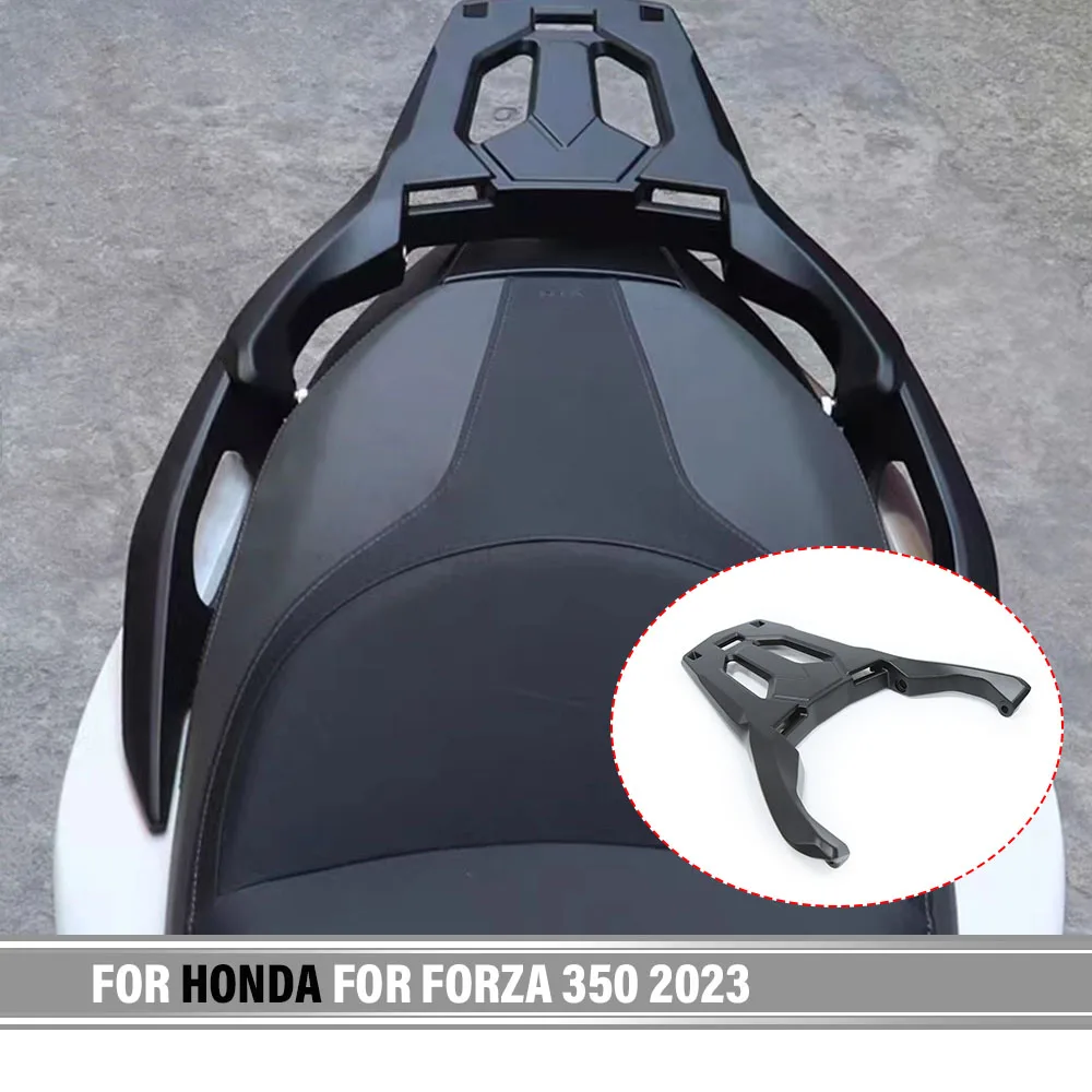 Suporte de bagagem traseiro para motocicleta, suporte de carga, suporte de prateleira, acessórios para motocicletas, Honda, Forza 350, FORZA350, 2023