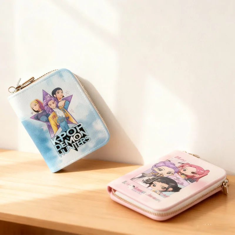 محفظة KPop Demon Hunters الملونة المقاومة للماء، محفظة بدون قذرة، سعة كبيرة، متعددة الوظائف، محفظة للعملات المعدنية، هدية عيد ميلاد لصديق #1