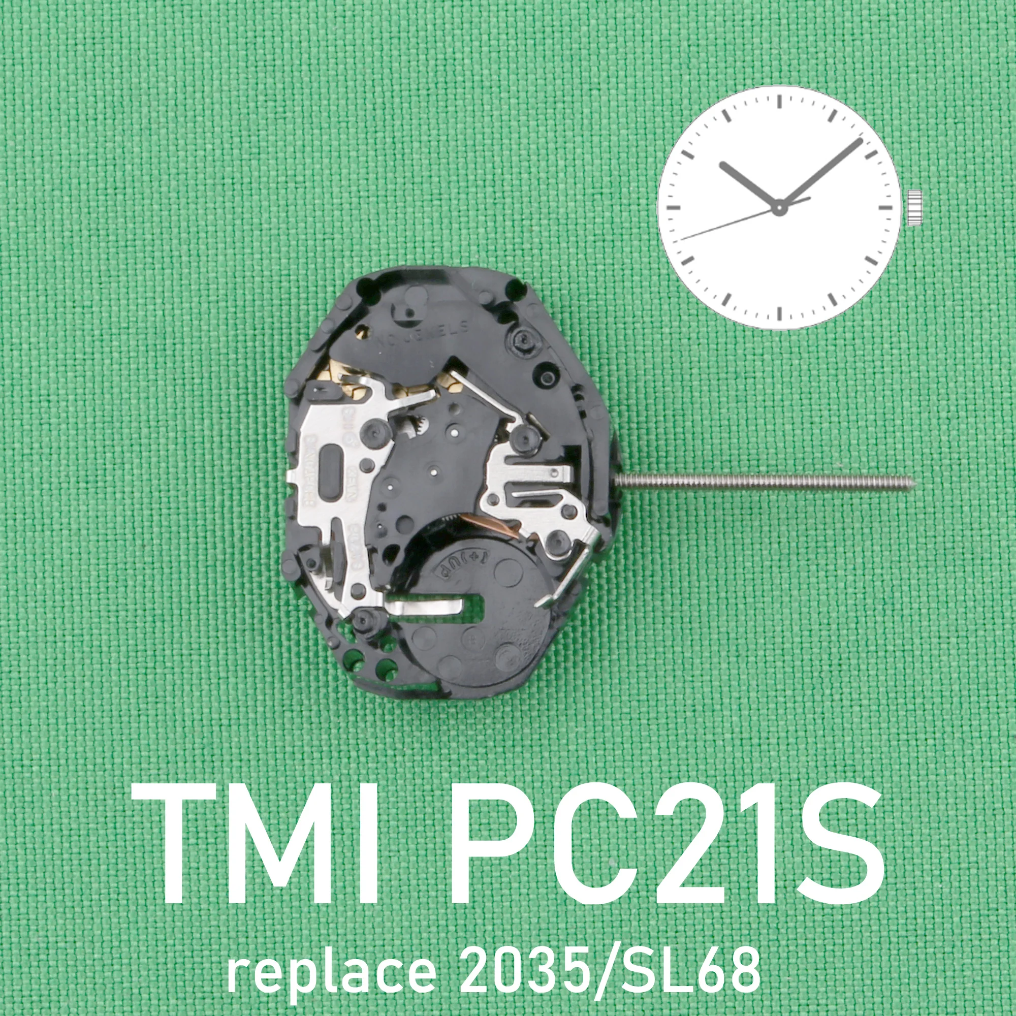 TMI PC21S movement New Japan Seiko PC21 Quartz Movement Original SII/TMI Vk64 Watch Movement Watch Accessories 3 hands