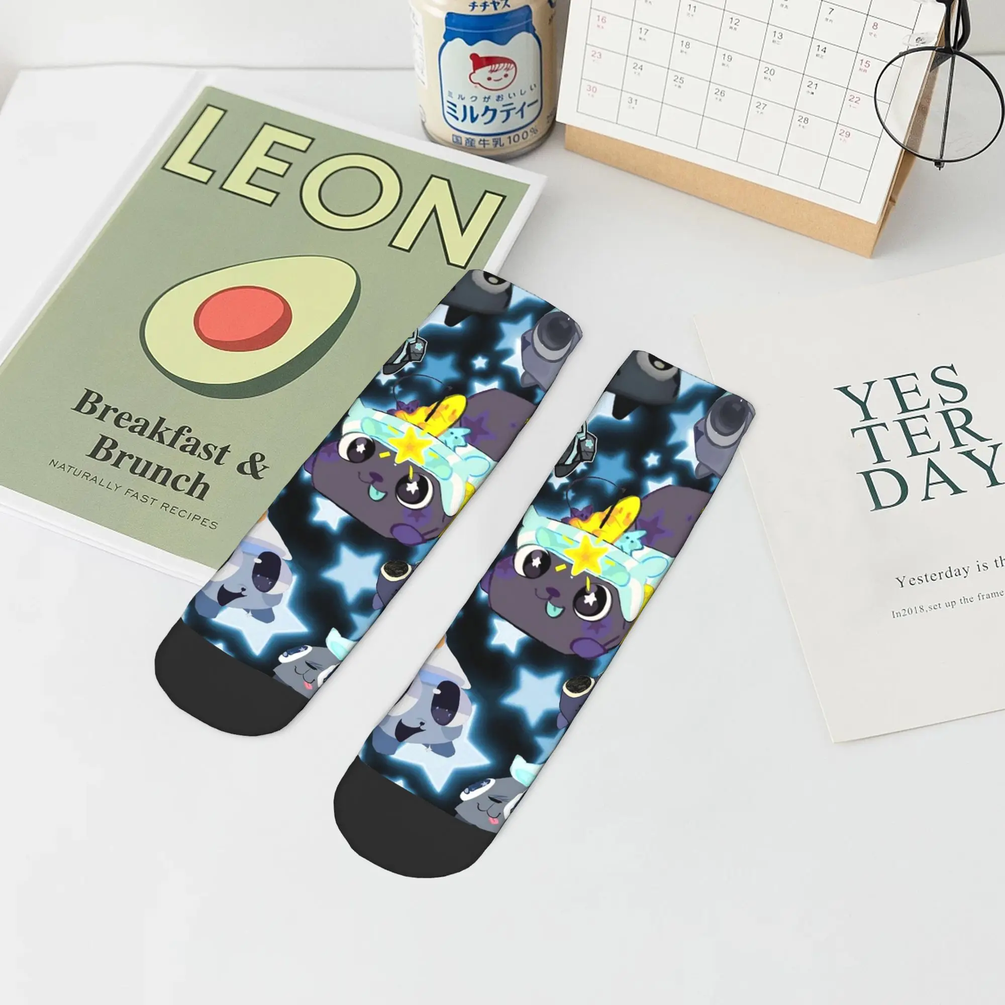 Dandys World Pebble Socks 原宿スーパーソフトストッキング オールシーズンソックス アクセサリー ユニセックス 誕生日プレゼント用