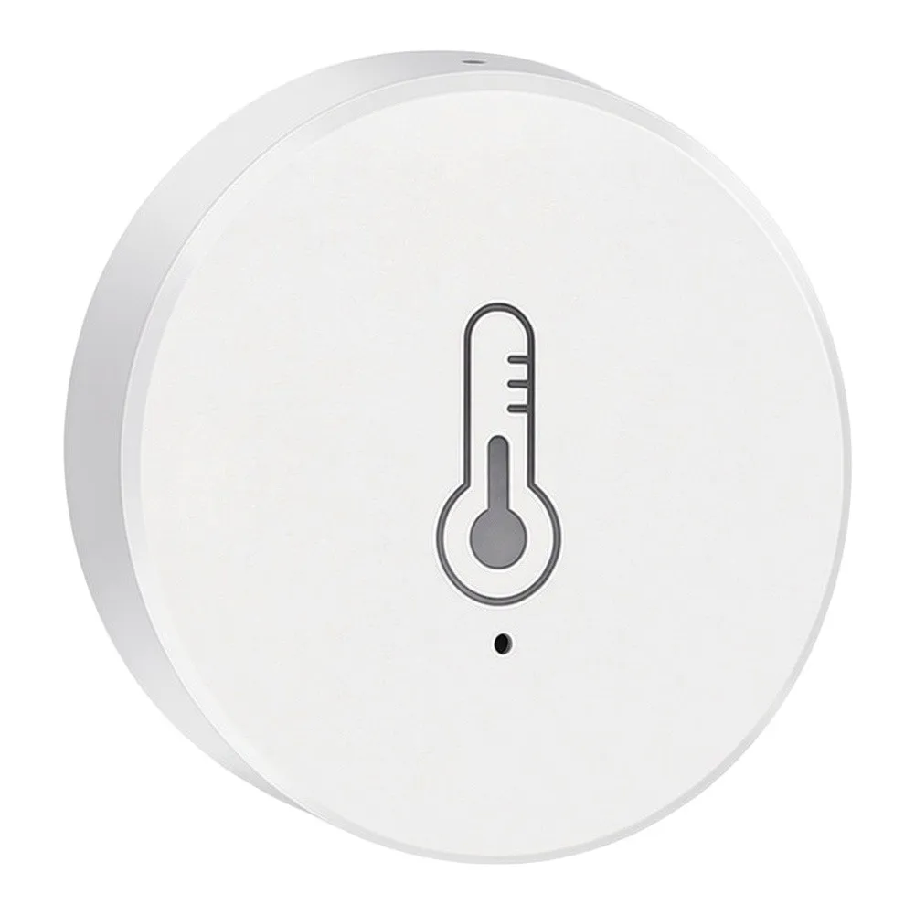 Tuya-Supported Indoor Sensor For For Temperature and Humidity Monitoring with App Remote Control and Siren Function