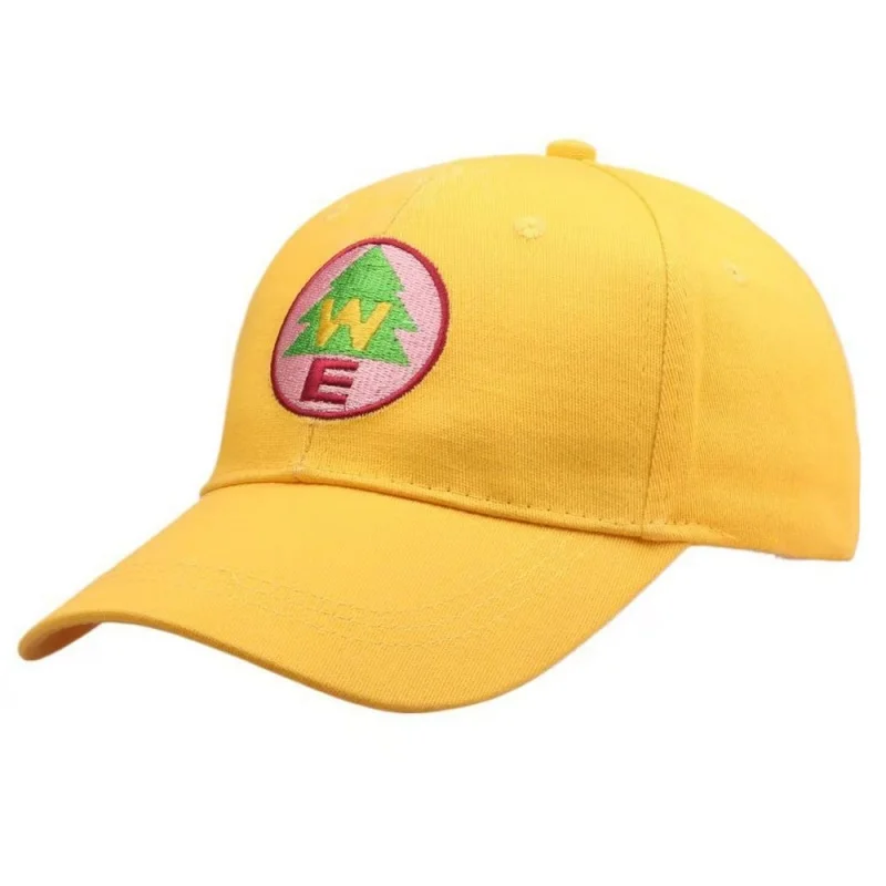 Gorra de Béisbol de la Serie de Dibujos Animados Up: Explorador de la Naturaleza Salvaje Russell Cosplay WE Gorras con Bordado Amarillo Gorras para el Sol