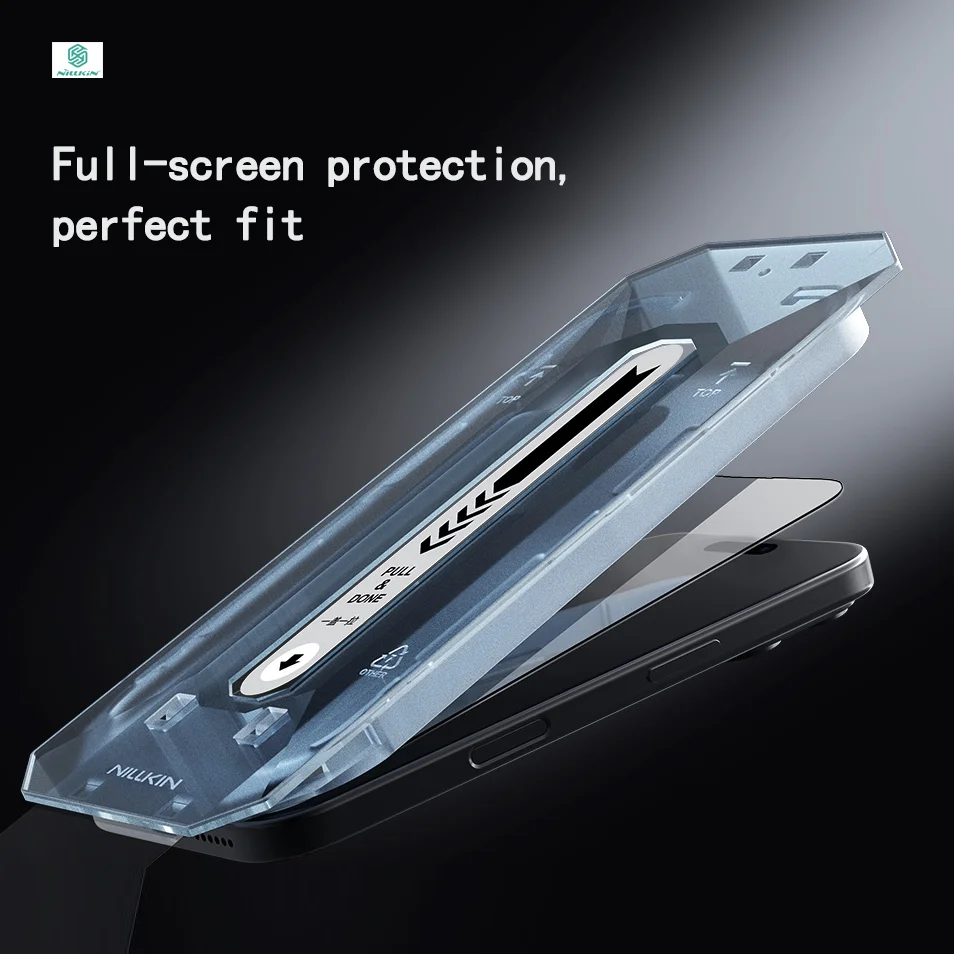 

For iPhone 17 Pro Max Tempered Glass NILLKIN Full Coverage Anti-Explosion 17 Air Tempered Glass Screen Protector CP+ pro