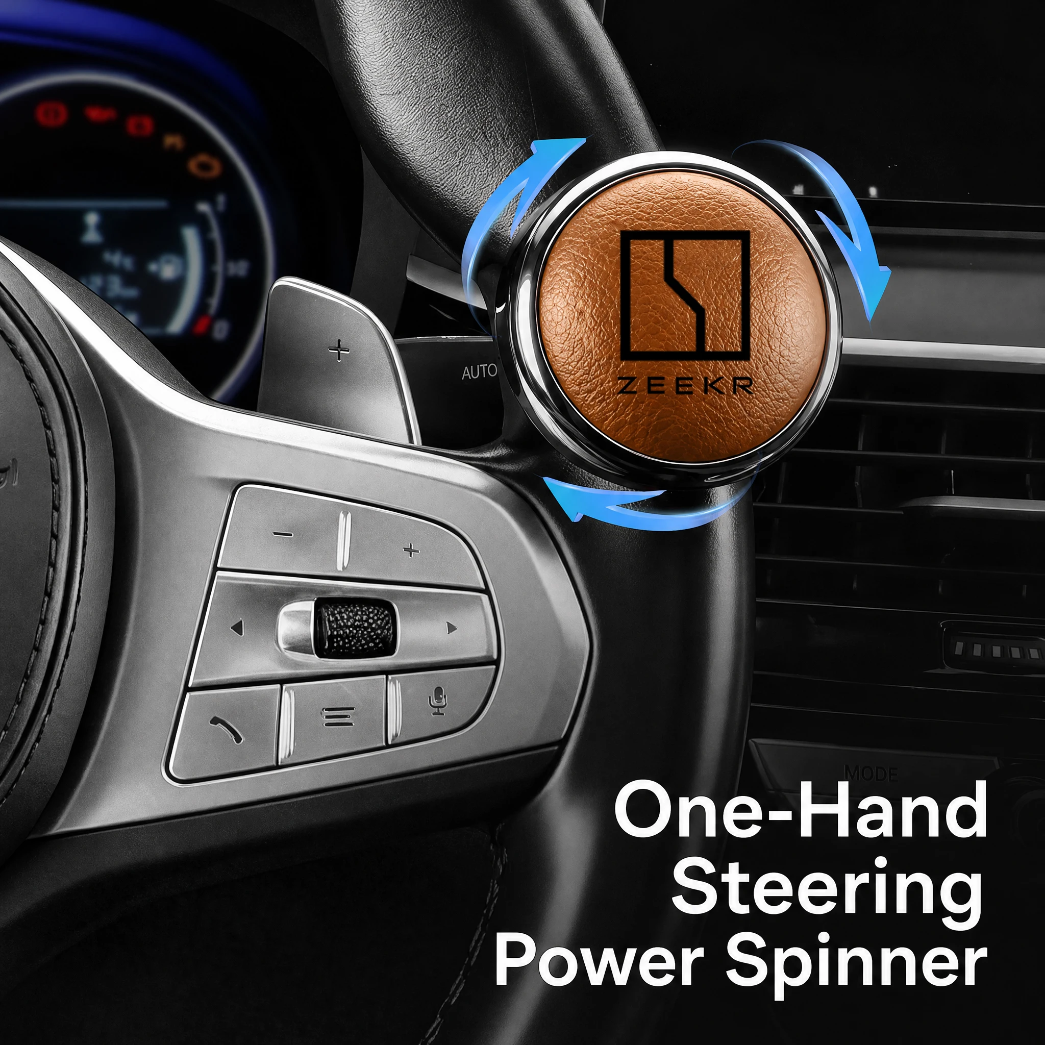 Car Steering Wheel Booster Ball Turning Spinner Knob Bearing Power Handle Rotating For Zeekr 001 MIX 009 007 Zeekr X 7X