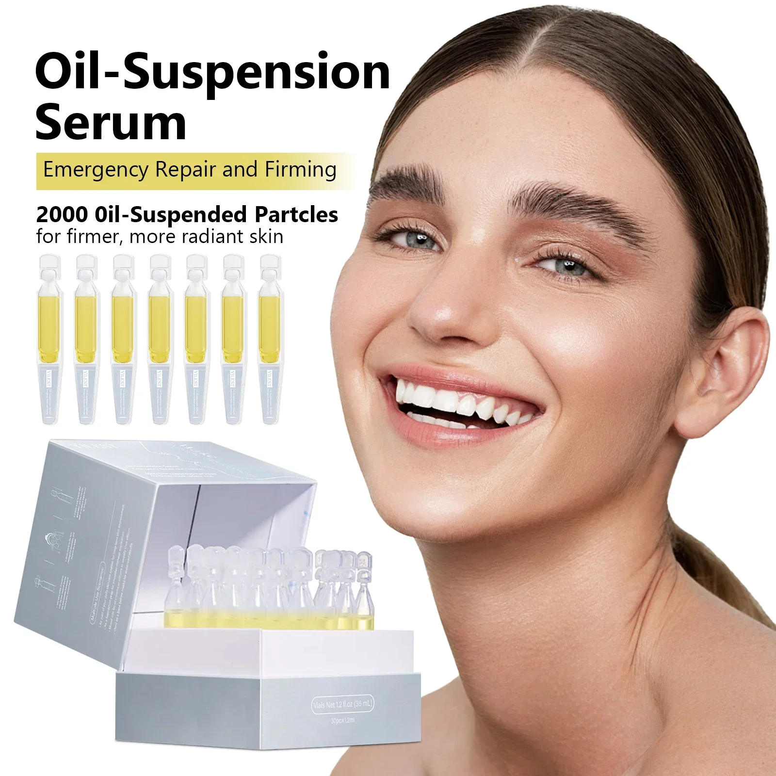 30 قطعة حمض الهيالورونيك ترطيب ثبات ترطيب جوهر الوجه يقلل من الخطوط الدقيقة مصل العناية بالبشرة للوجه #4