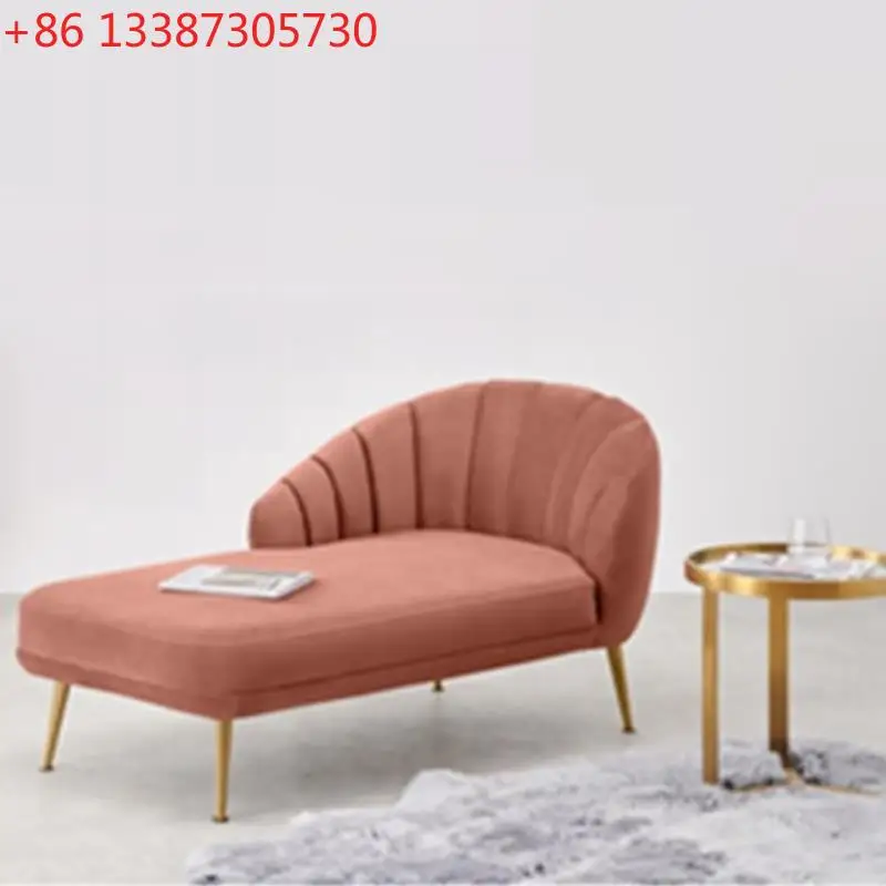 

Скандинавский свет, роскошный бархатный стул принцессы с изогнутой спинкой для гостиной, особая форма