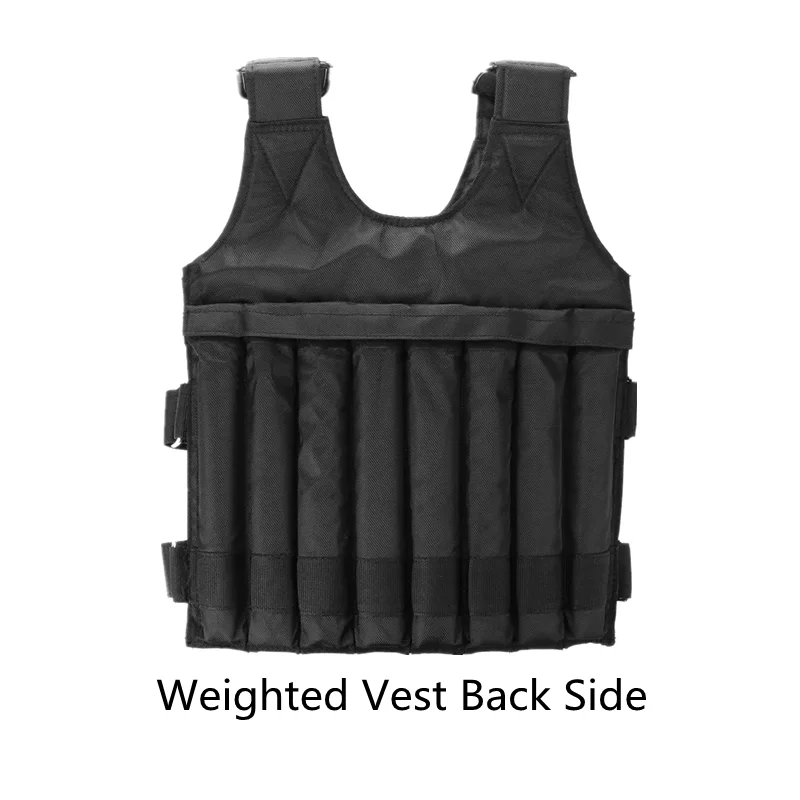 20/50KG Weighted Vest Peralatan Kebugaran Portabel Adjustable Weighted Vest Option for Men and Women Easy to take on and off