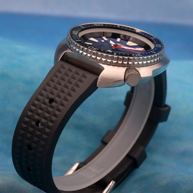 KARAJAN Rùa Bào Ngư Thép Không Gỉ Lặn Nam Wth NH35 Tự Động Chuyển Động 200M Chống Nước Chống Gốm Ốp Viền