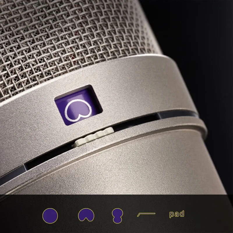 ميكروفون u87ai مكثف احترافي للبودكاست الصوتي عبر XLR Streaming Home Studio Newman style mic #2