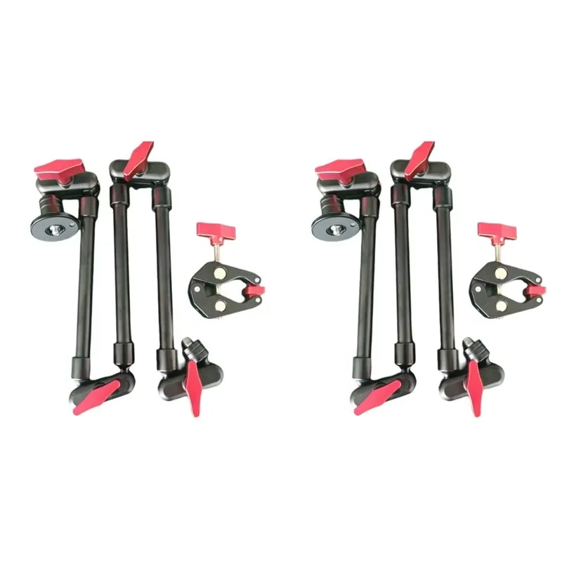 Aluminum Alloy Multifunctional Rotating Telescopic Universal Magic Arm Bracket Desktop Fixture Combination