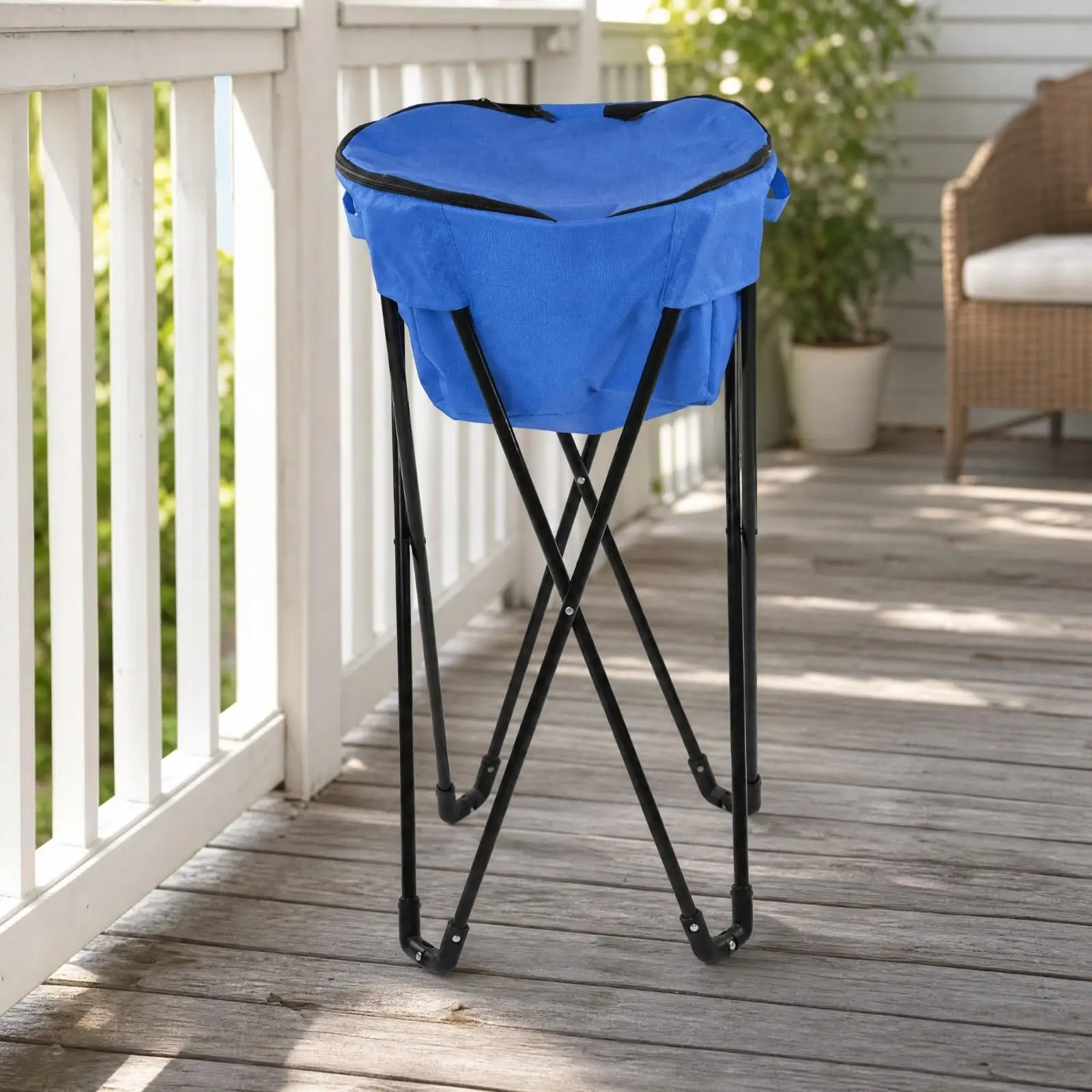 Portable Folding Insulated Cooler Box Bag 15kg Capacity Oxford Cloth for Outdoor Meals