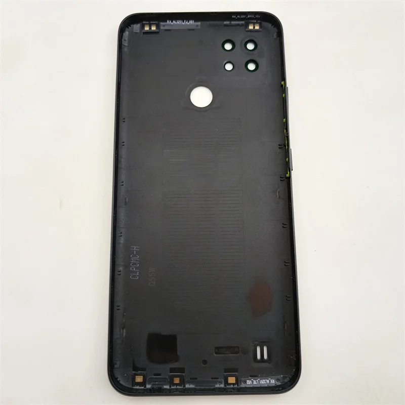 For OPPO Realme C21 RMX3201 / C20 RMX3063 RMX3061 Back Battery Cover Rear Panel Door Housing Case +Power Volume button