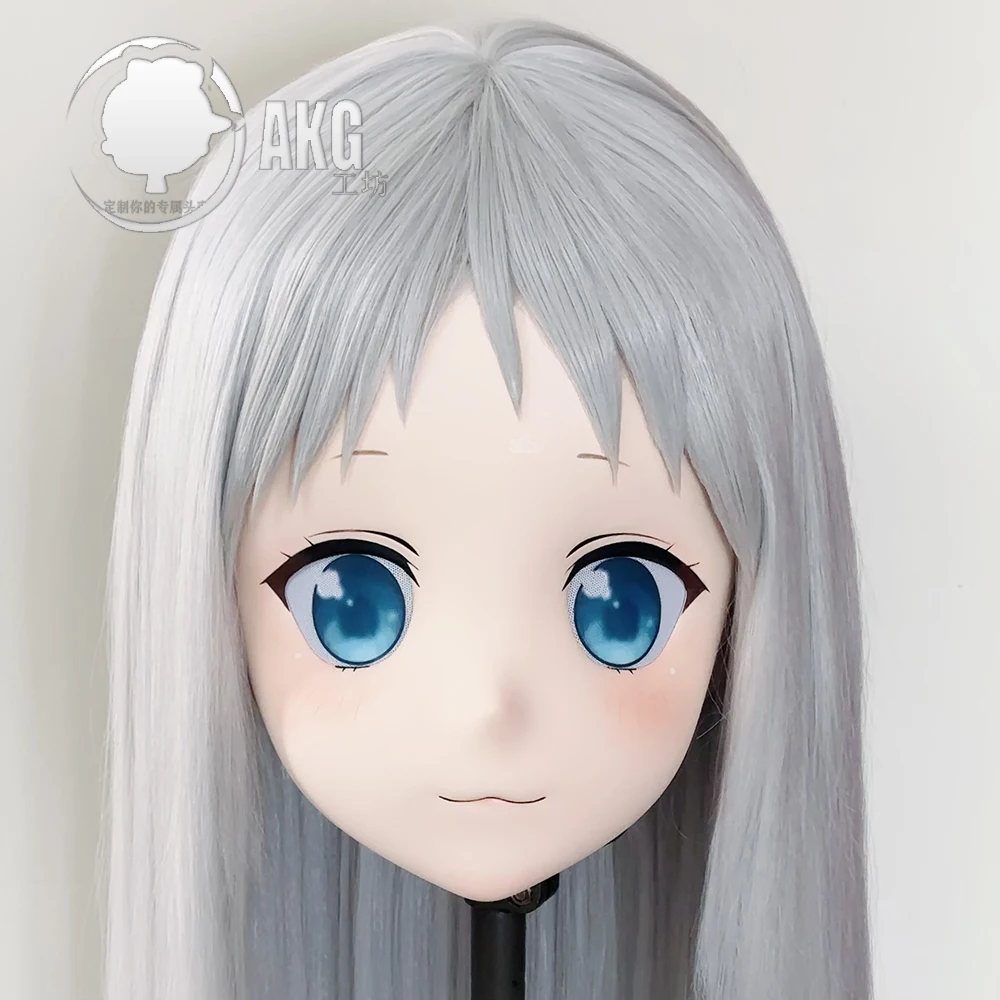 

(AL202)Customize Character Crossdressing Female/Girl Resin Full/Half Head With Lock Anime Cosplay Japanese Animego Kigurumi Mask