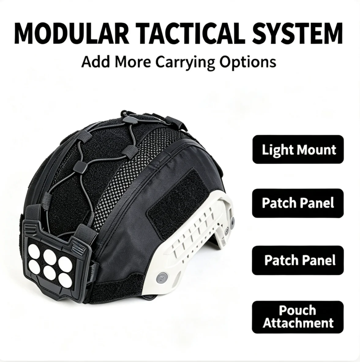 FMA High quality Helmet protecting Cover Multifunctional Battery Holder Balanced Pouch Bag TB1345 For Maritime Helmet