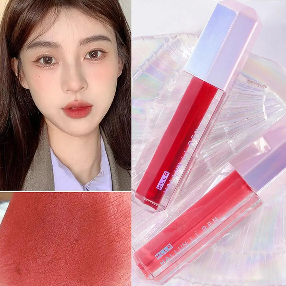 Batom líquido fosco fosco, 6 cores, à prova d'água, hidratante de longa duração, brilho labial vermelho fosco, cosméticos de beleza