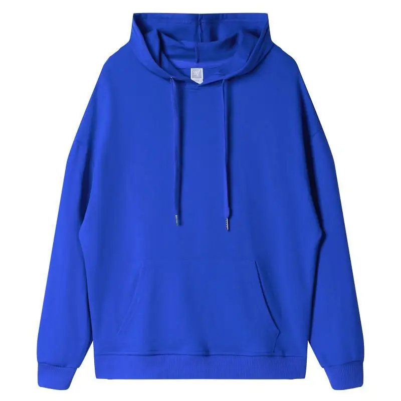 300g Heavyweight Hoodie Drop Shoulder Pocket Sweatshirt Double Layer Hood Loose Fit Student Hoodies For Boys and Girls SW-031