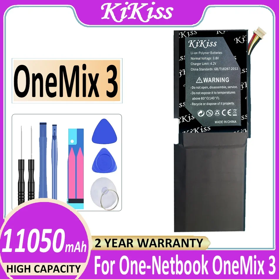 

11050mAh KiKiss Replacement Battery For One-Netbook OneMix 3 OneMix3 High Capacity Battery Batterij + Track Code