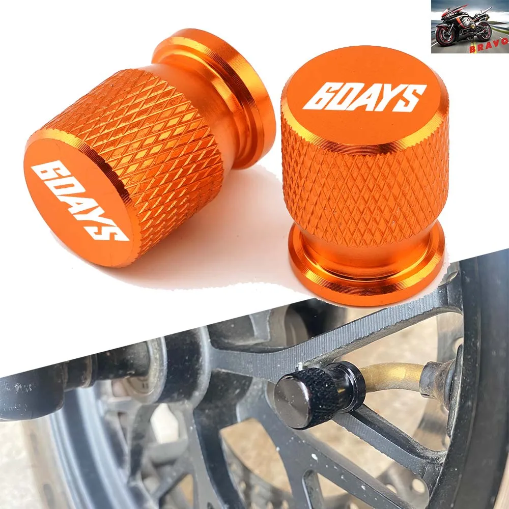 For KTM XC XCF XCW SX SXF EXC EXCF TPi 6Days Accessories CNC Aluminum Wheel Tyre Valve Cap 1 Pair