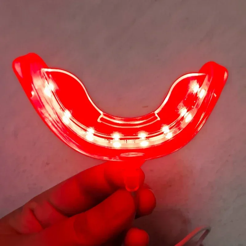 口腔用赤色光療法デバイス - 3波長ポータブルLEDデンタルケア、即効性のある歯痛緩和、歯茎の腫れに