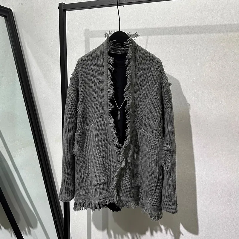 Moletons com Capuz Masculinos de Algodão Gótico com Zíper, Roupas Femininas Oversized, Jaqueta Preta de Outono Estilo High Streetwear