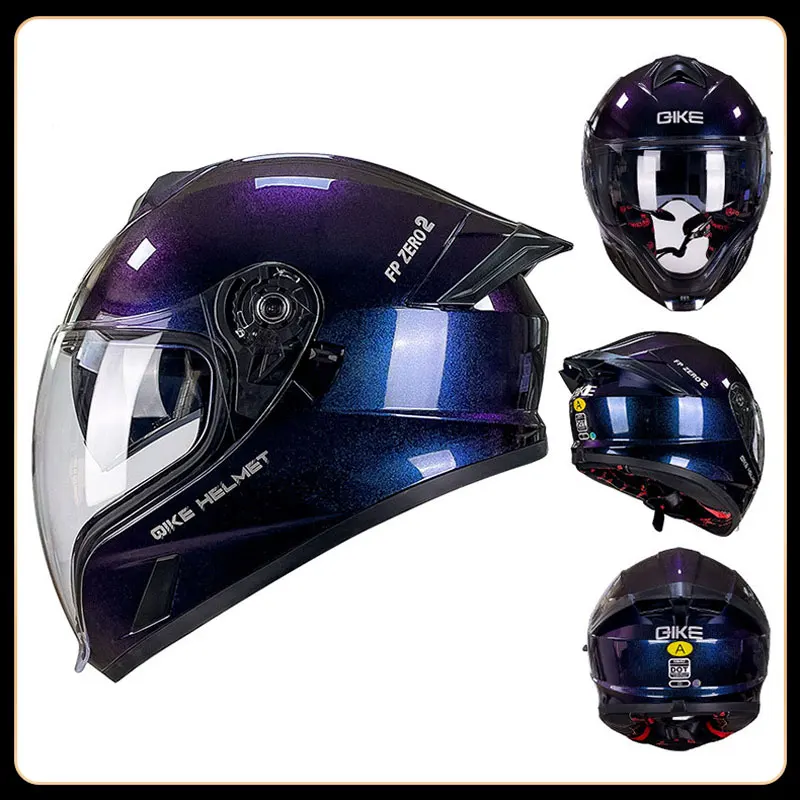 

New design motorcycle unveiled helmet Bluetooth full helmet ABS shell with small wind noise DOT approved large rear wing