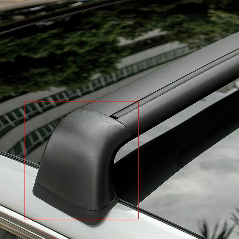 

End Covers Roof Rack Rail Car Accessories End Shell Assembly Fit For Tesla Roof Rack Rail 4Pcs Roof Rack Cover Cap Rail