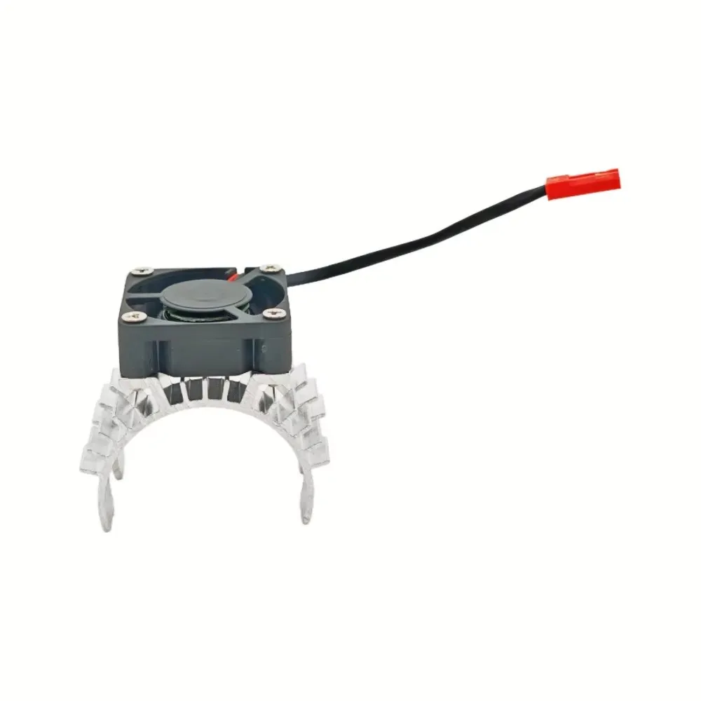 

Aluminum 540 550 3650 3660 motor heat sink, suitable for 35-37mm motors, metal heat dissipation voltage 5V，radiator+fan