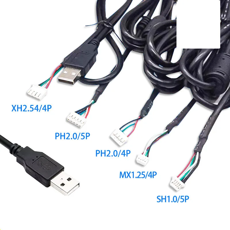 USB To Motherboard XH2.54/PH2.0/MX1.25/SH1.0 Touch Screen Camera Terminal Wire