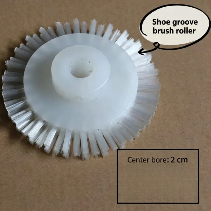 Commercial Shoe Washer Roller Brush Wheel Spare Parts Nylon Bristle Replacement Accessory for Shoe‑Cleaning Machine view 2