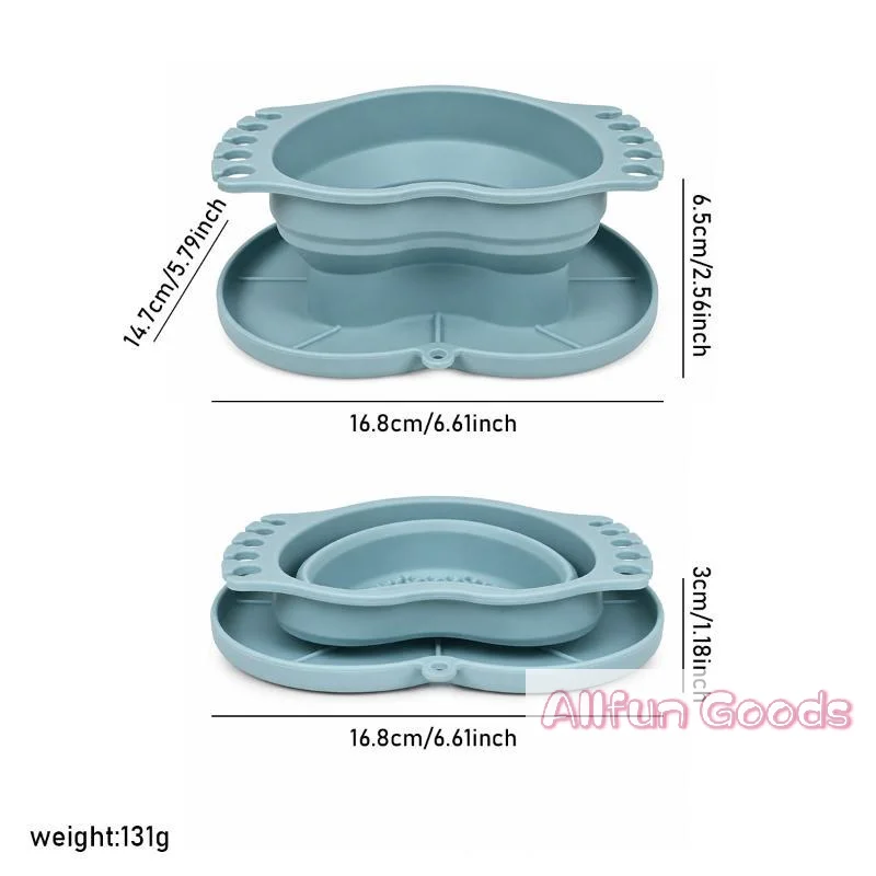 Collapsible Silicone Heart Brush Washing Bucket For Washing Rinsing Paintbrushes And Makeup Brushes With Convenient Storage view 6