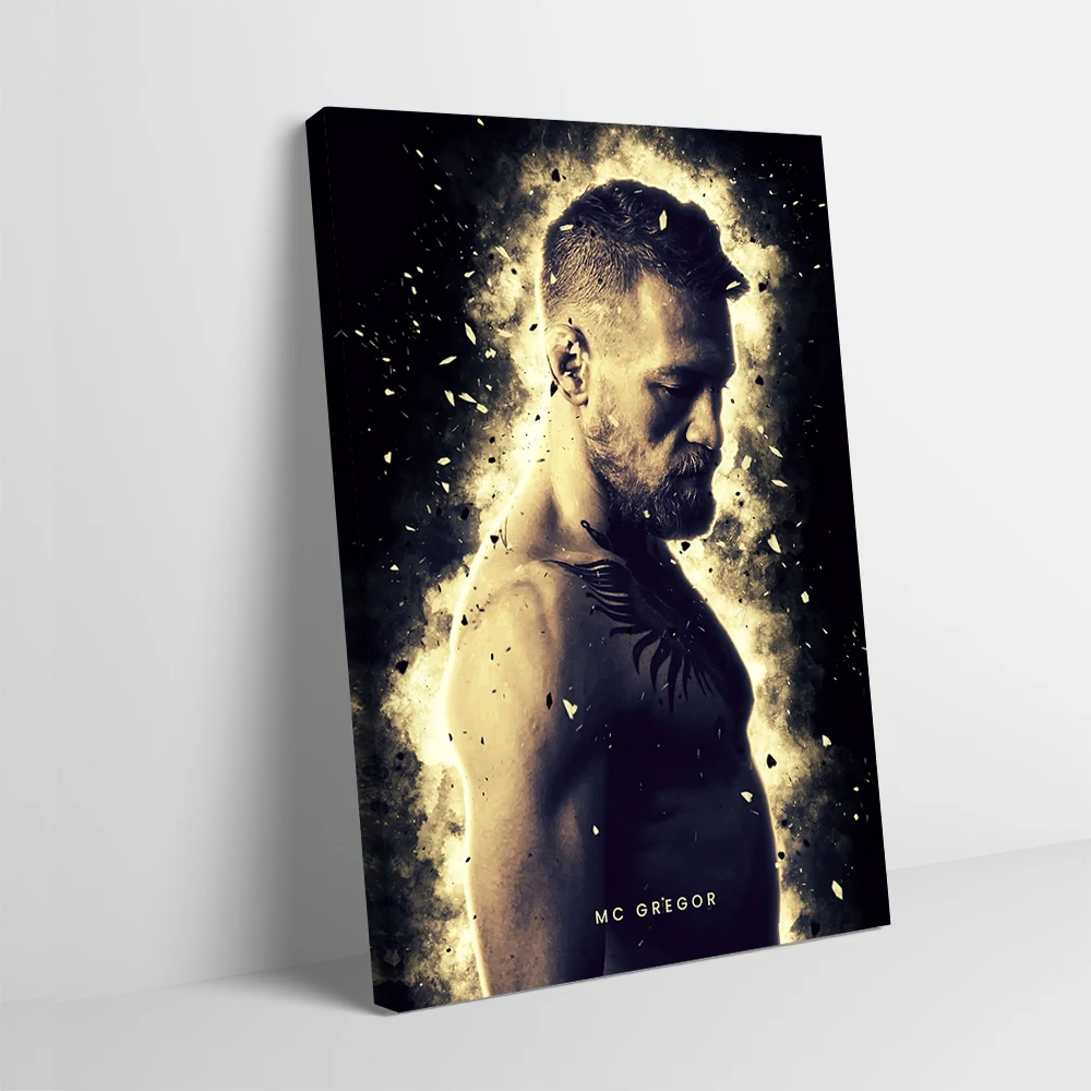 Póster de Mc Gregor, lienzo impreso personalizable, pintura, arte de pared, regalo para decoración estética de la habitación, decoración del hogar, Mural