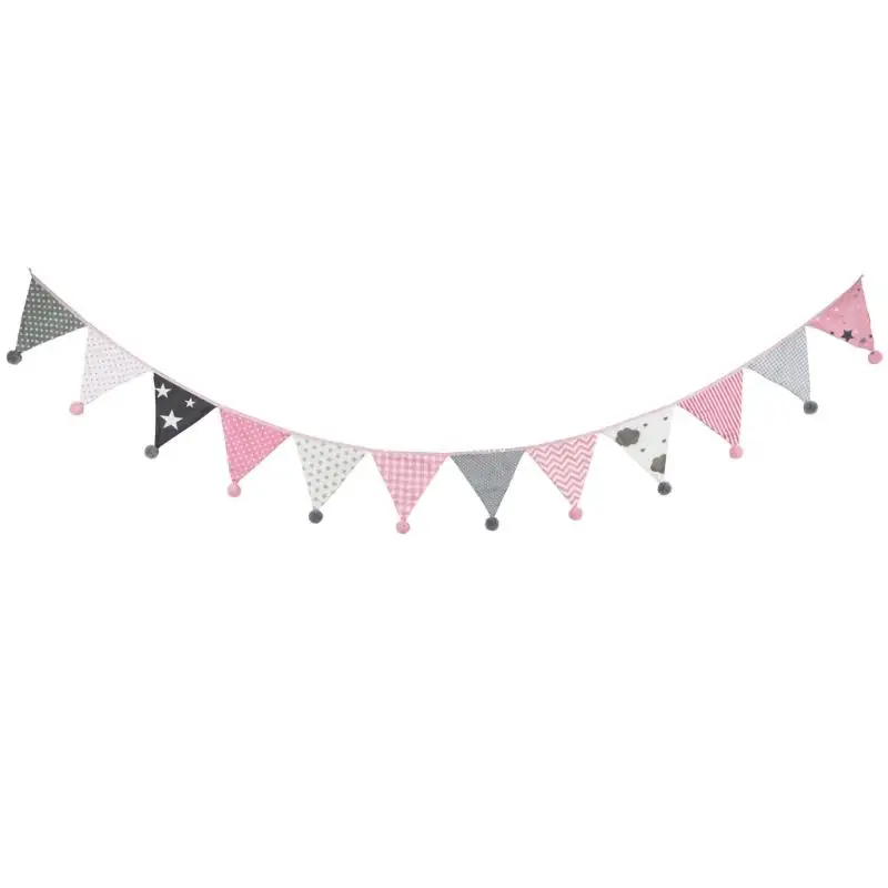 Newborn Photography Props Bunting Kids Room Hanging Ornament Photoshooting Props Backdrop Nursery Decor Shower Gift