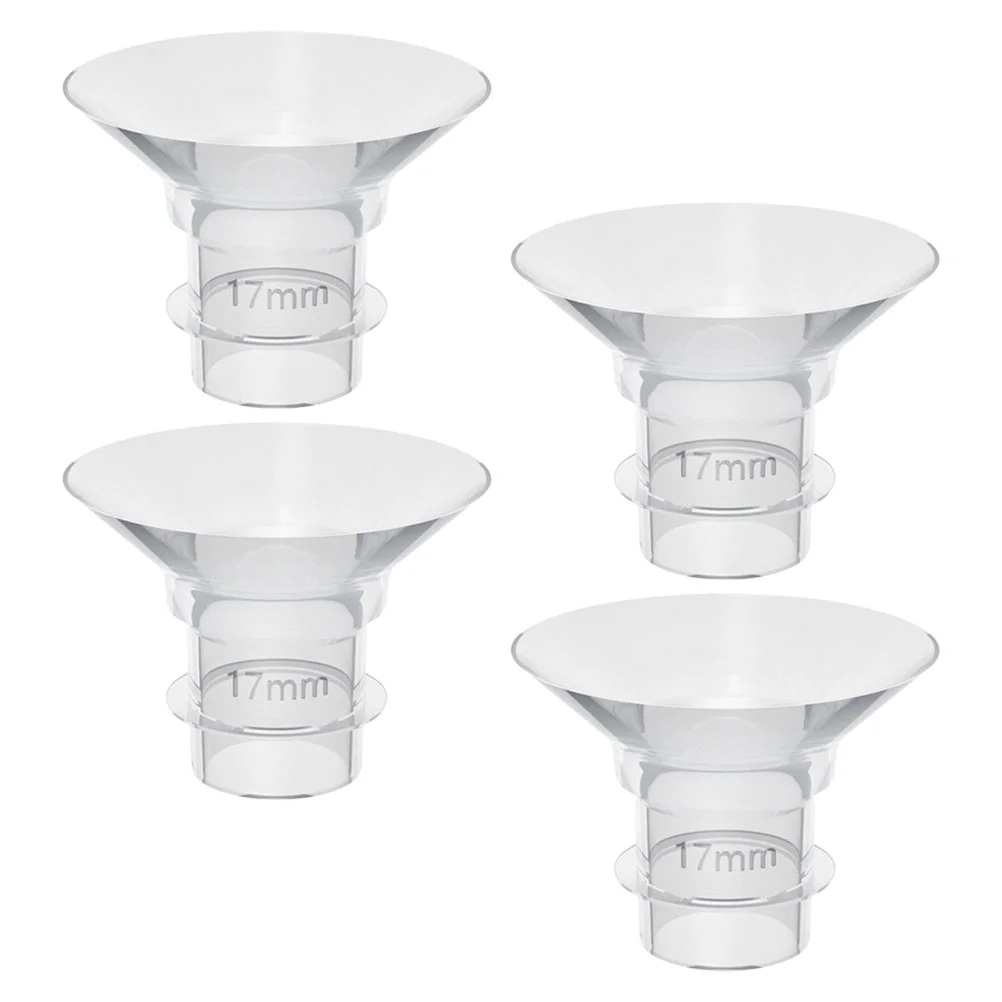Breast Pump Converter Flange Inserts for Replacements Wearable Parts Clear Silicone Electric Pumps