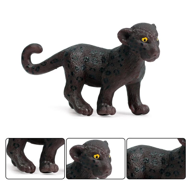 Cognitive Toy Simulation Family Collection Toy Plastic Animal Static Solid Wild Animal Toy