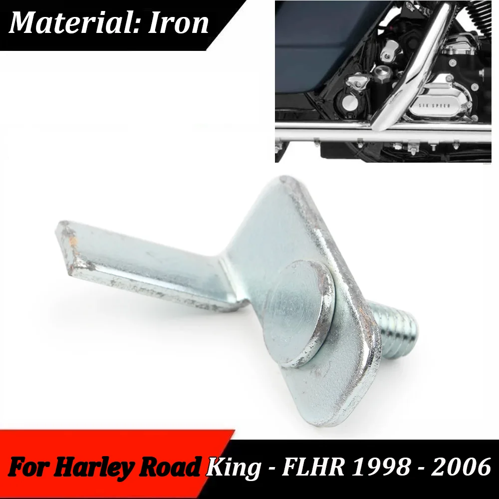Motorcycle Rear Header Pipe Exhaust Bracket For Harley Electra Glide Classic Road Glide King - FLHTC 2007 - 2008
