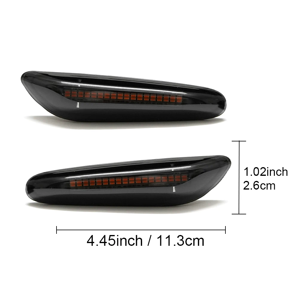 ديناميكية الجانب ماركر بدوره إشارة مصباح ليد لسيارات BMW 1 3 5 سلسلة E46 E60 E61 E81 E82 E87 E88 E90 E91 E92 E93 X1 E84 X3 E83 X5