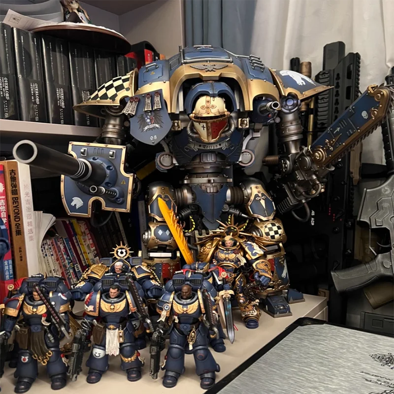 JOYTOY Dark Source Warhammer 40K Empire Knight Tailin Family Paladin 1:18 National Creation Mech Model Figuras Militares