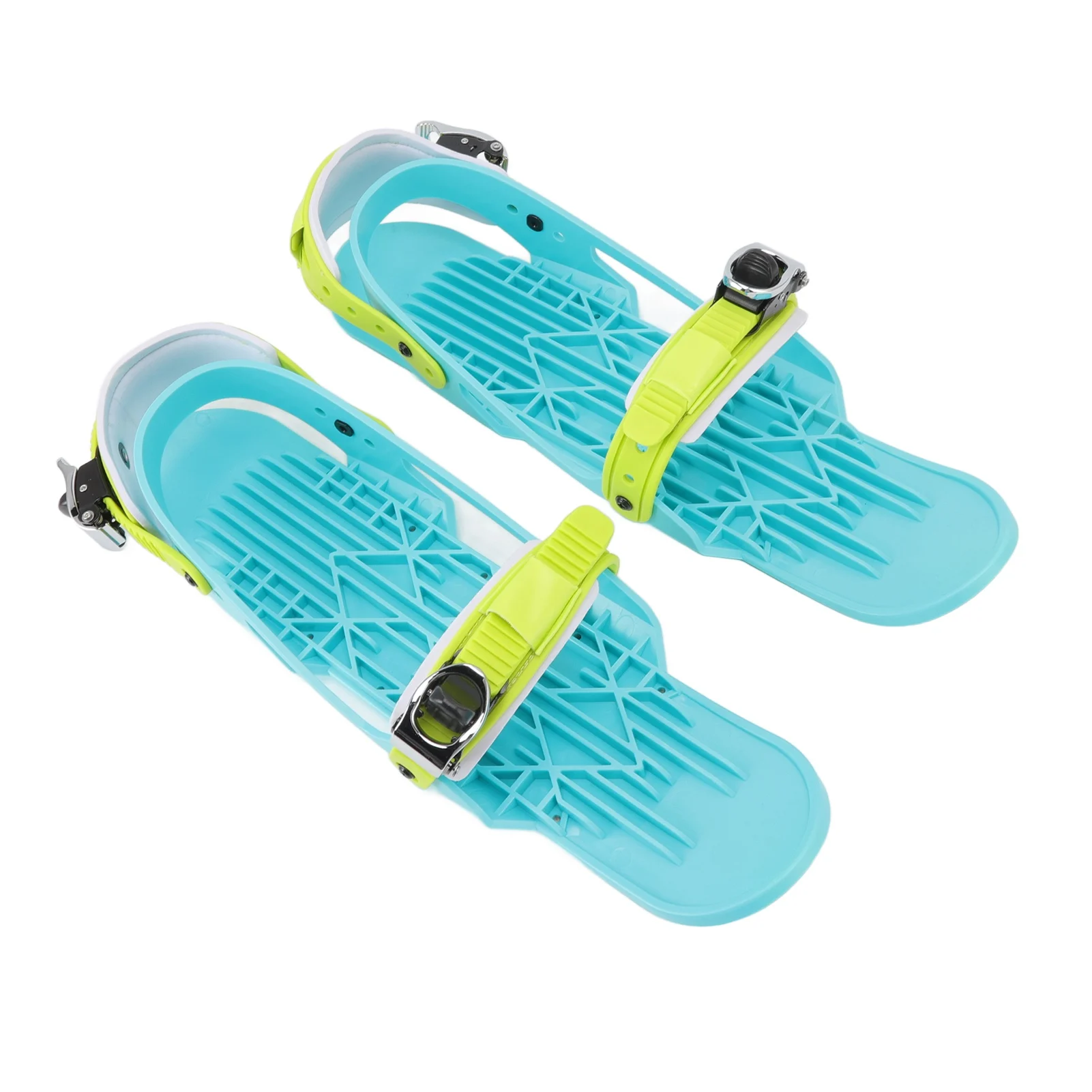 มินิสกีสเก็ตสเก็ตสกีติดกับรองเท้าสกีสำหรับผู้ใหญ่รองเท้าสกีแบบปรับได้สำหรับเล่นสกีกลางแจ้งสีหนึ่งขนาด