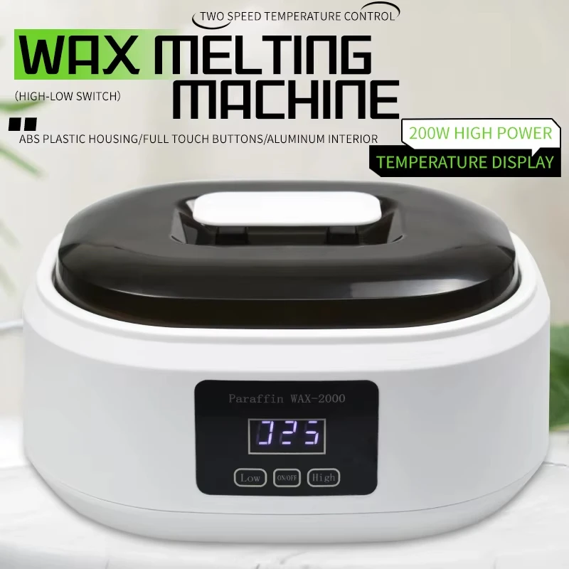 Touch Screen Paraffin Warmer - 2000 Hot Wax Hand and Foot Waxer, Enjoy Smooth Soft Skin At Home!