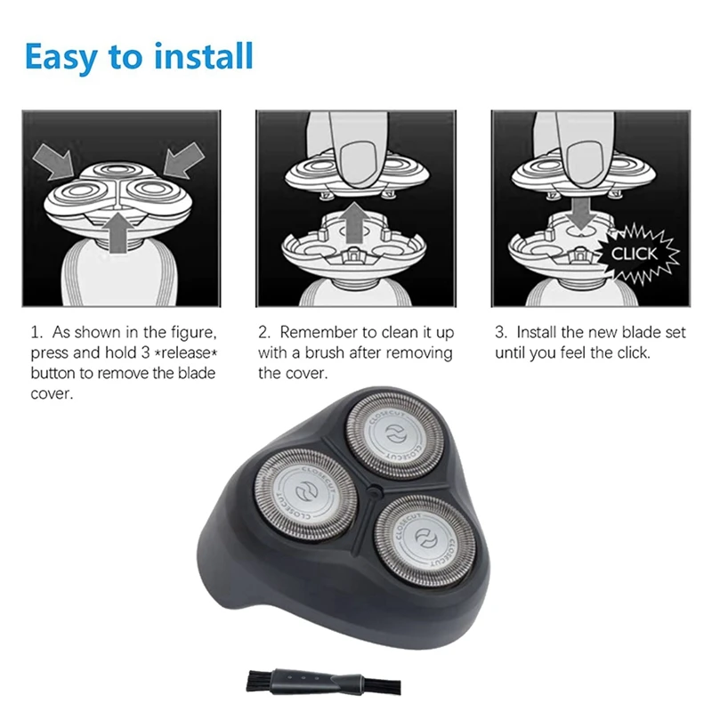 Сменная головка бритвы для Philips AT610 AT620 FT618 FT658 FT688 FT600, аксессуары для электрической бритвы