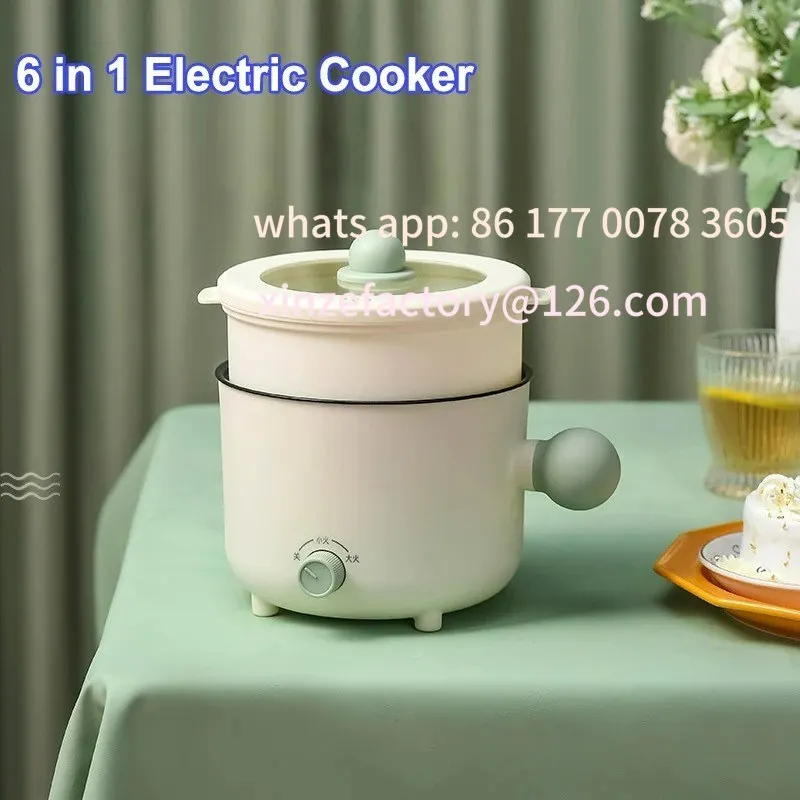 

Customizable 1.8l Multi-function Electric Cooker 600w Double-layer Rice Cooker Household Smart Hot Pot Wok Non-stick Rice Cooker