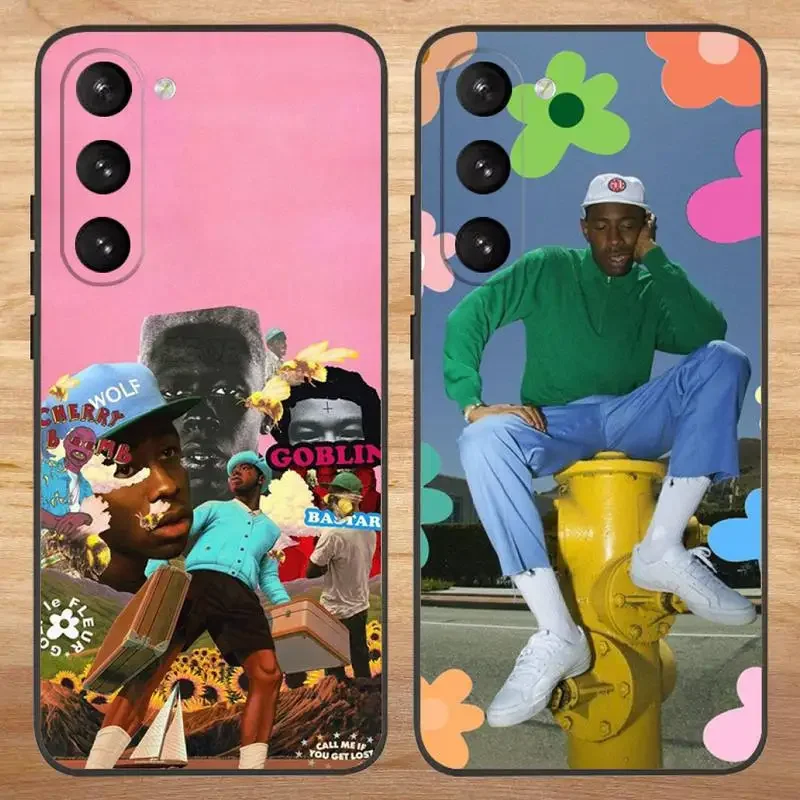 Tyler The Creator Golf Phone Case For Samsung S23,23,22,30,21,10,9,Note20 Ultra,Lite,Ultra,5G,Plus,FE,Black Soft Case