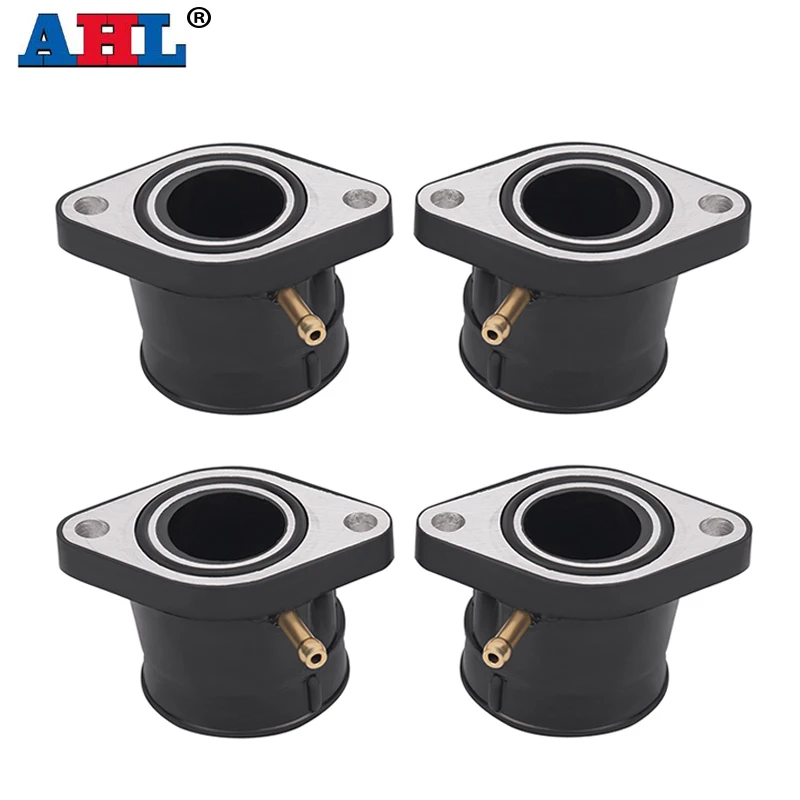 4Pcs Motorcycle Carburetor Interface Pad Intake Outlet Glue For Yamaha XJR400 XJR 400 1993-19994 HM-13586-00 4HM-13596-00