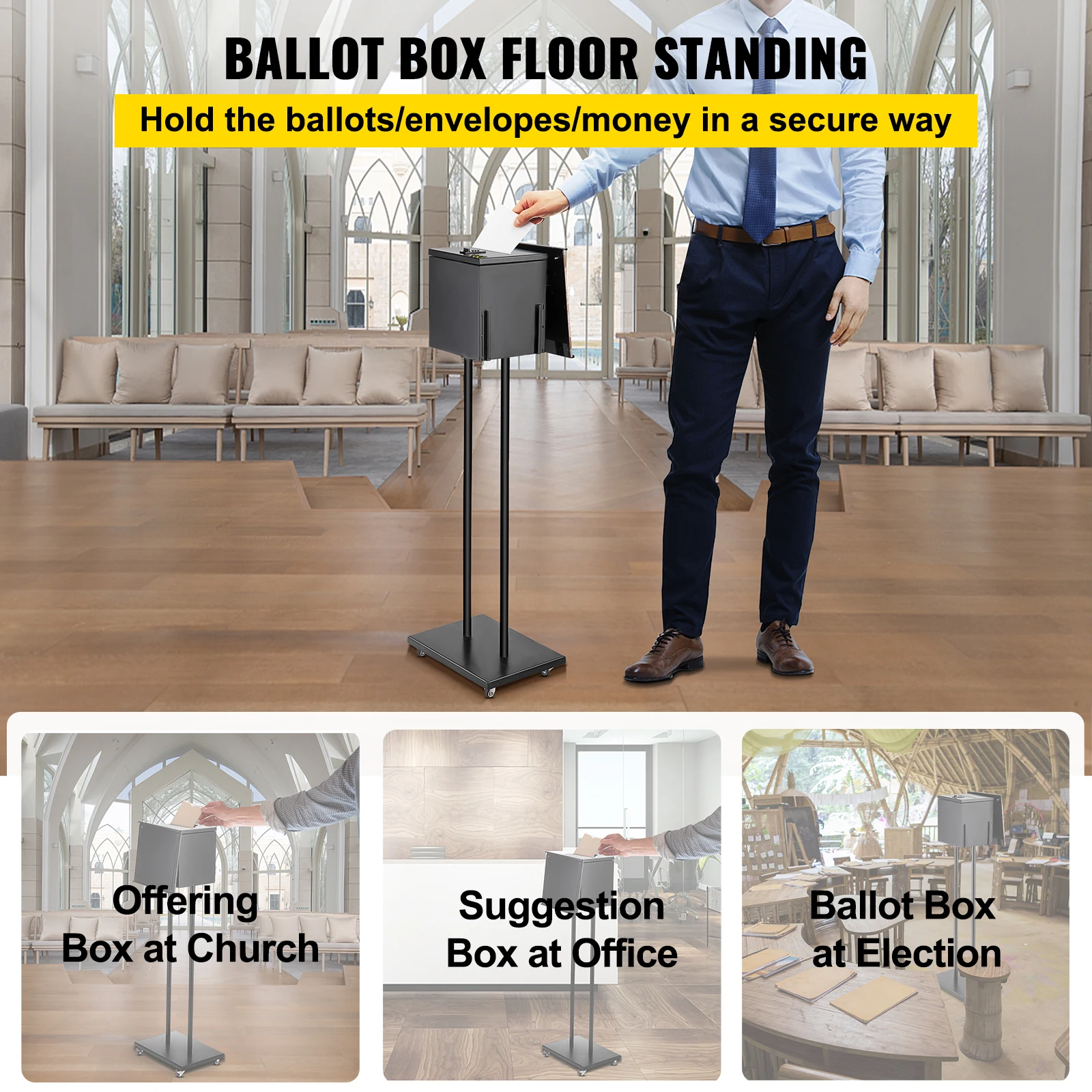 VEVOR Ballot Box 8.6