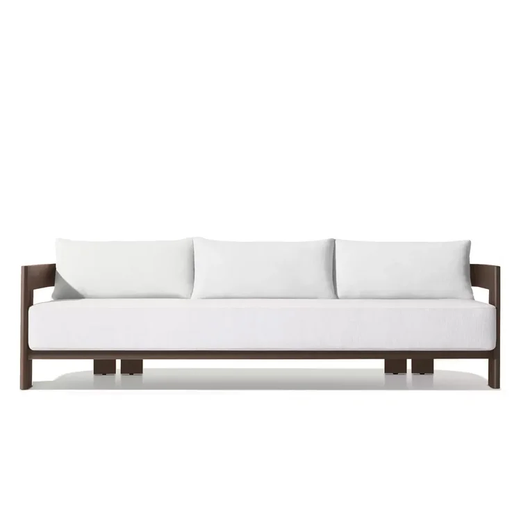 Multi-size Luxury Outdoor Sofa Set Hotel Garden Waterproof Powder Coated Aluminum Courtyard Furniture Set