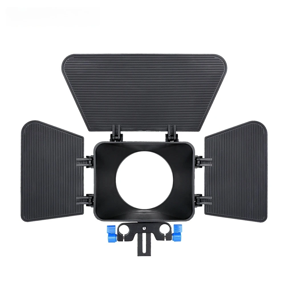 Mini Matte Box 3-Blade Protable for Sony for Canon Camera for 15mm Rail Rod Rig Cage Compatible with 85mm Lens