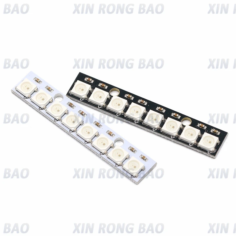 Luci LED RGB WS2812 5050 a 8 bit Scheda di sviluppo integrata a colori 8 bit