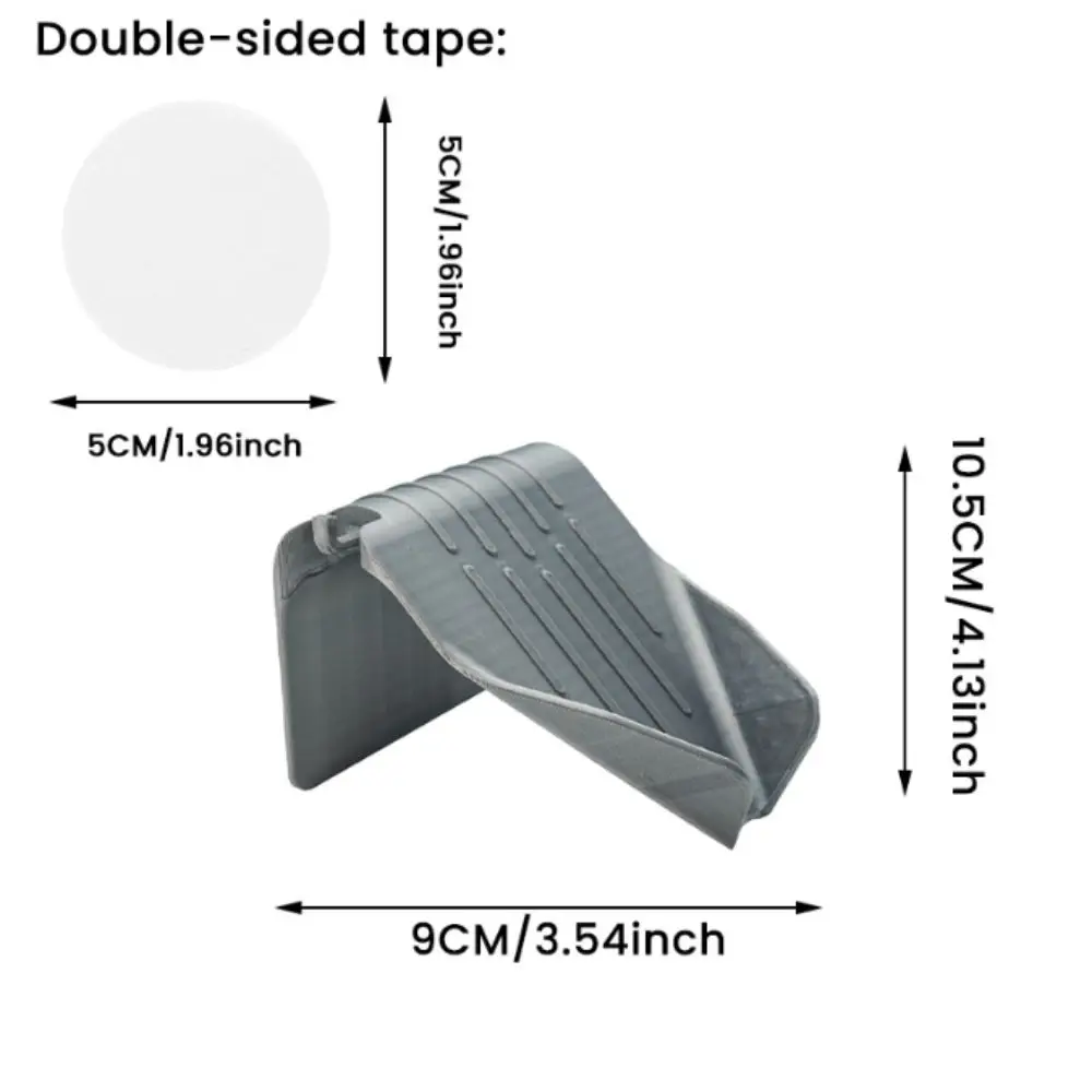 Without Installation Portable Bathroom Cleaning Tool Drain Water Prevent Water Accumulation Automatic Draining Soap Dish