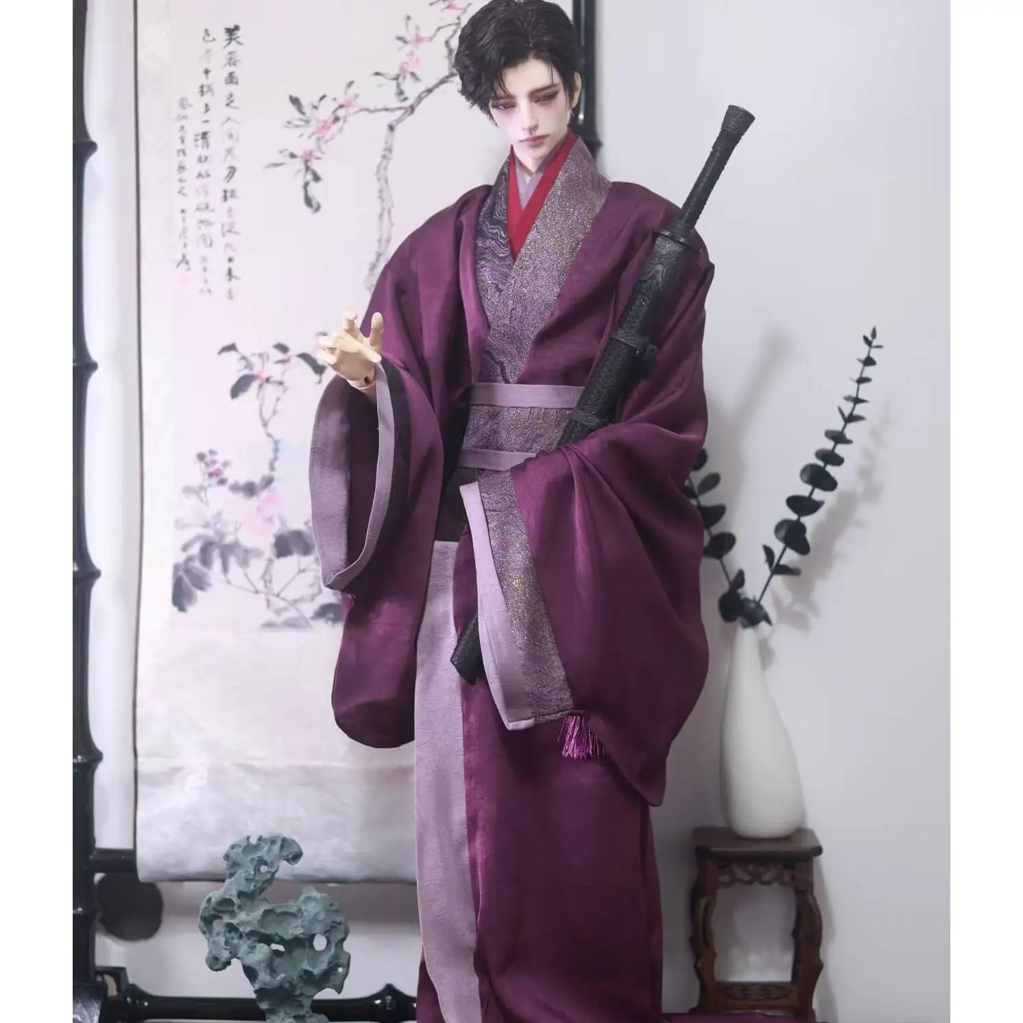 

New 1/3 Doll's Clothes Suit for 70-77cm 75cm Bjd Doll Chinese Ancient Style Toys Dress Up Play House Doll Accessories, No Doll